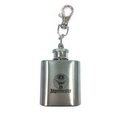 1 oz Stainless Steel Mini Flask Wine Pot Keychain